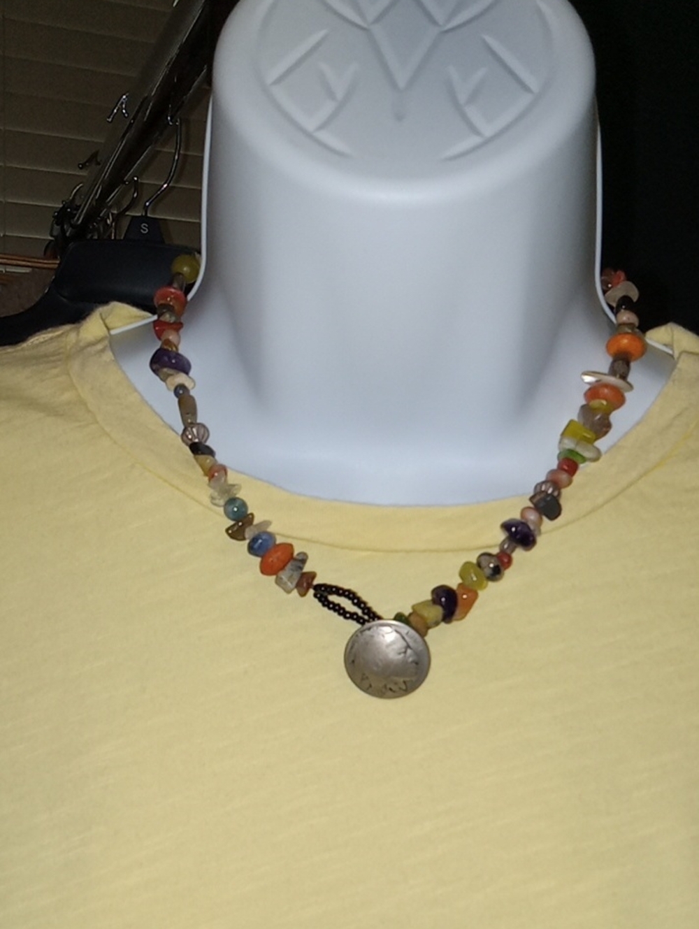 Multicolor Beaded Pendant Necklace - Women's Jewelry